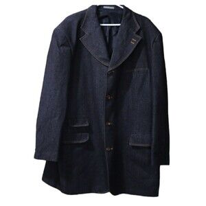 Vittorio St. Angelo 2Pc Denim Baggy Streetwear Suit 50R